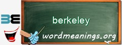 WordMeaning blackboard for berkeley